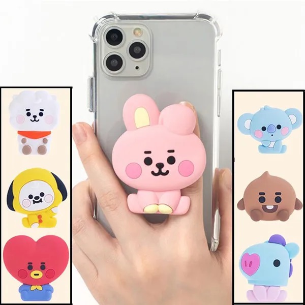 KPOP BT21 電話ホルダー BTS 電話スタンド かわいい漫画の動物