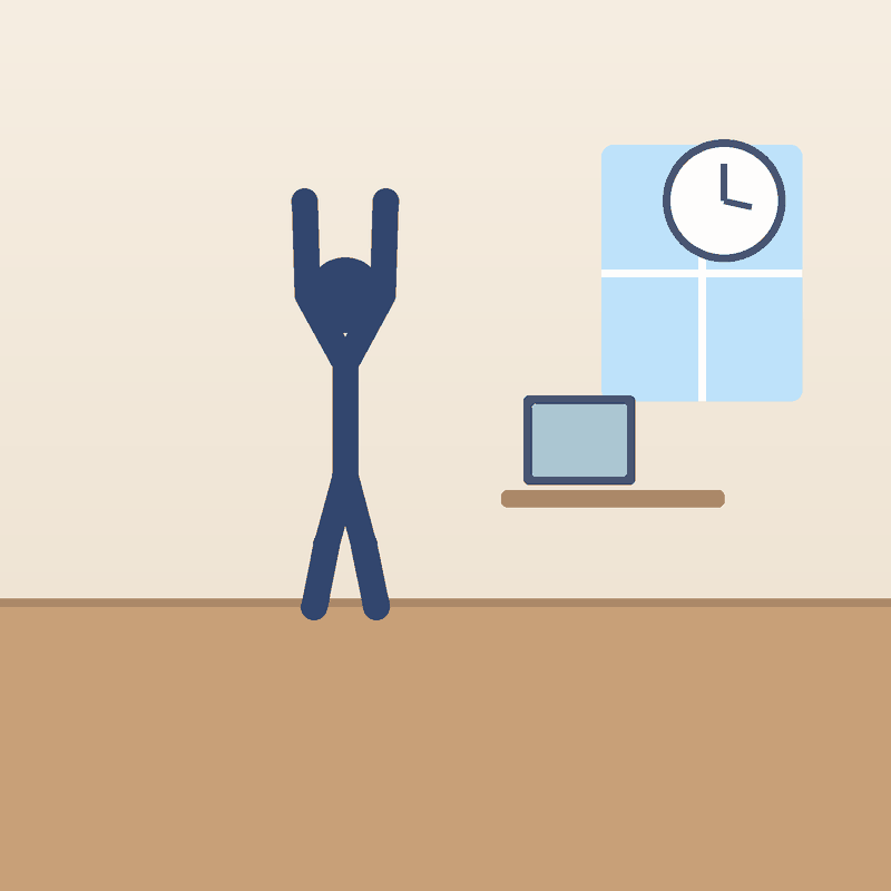 Hourly Stretches for Remote Work: Countering Sitting Too Long